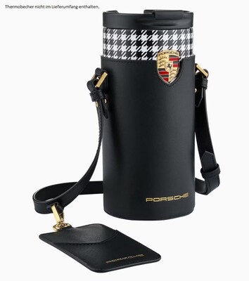 Porsche Tragtasche in Schwarz für Thermobecher