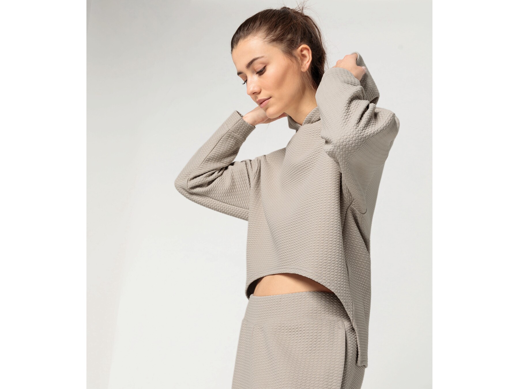 Textured Hoodie Damen – Yoga Capsule Collection