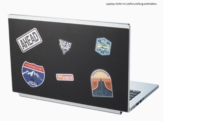 Porsche Sticker Set "AHEAD"