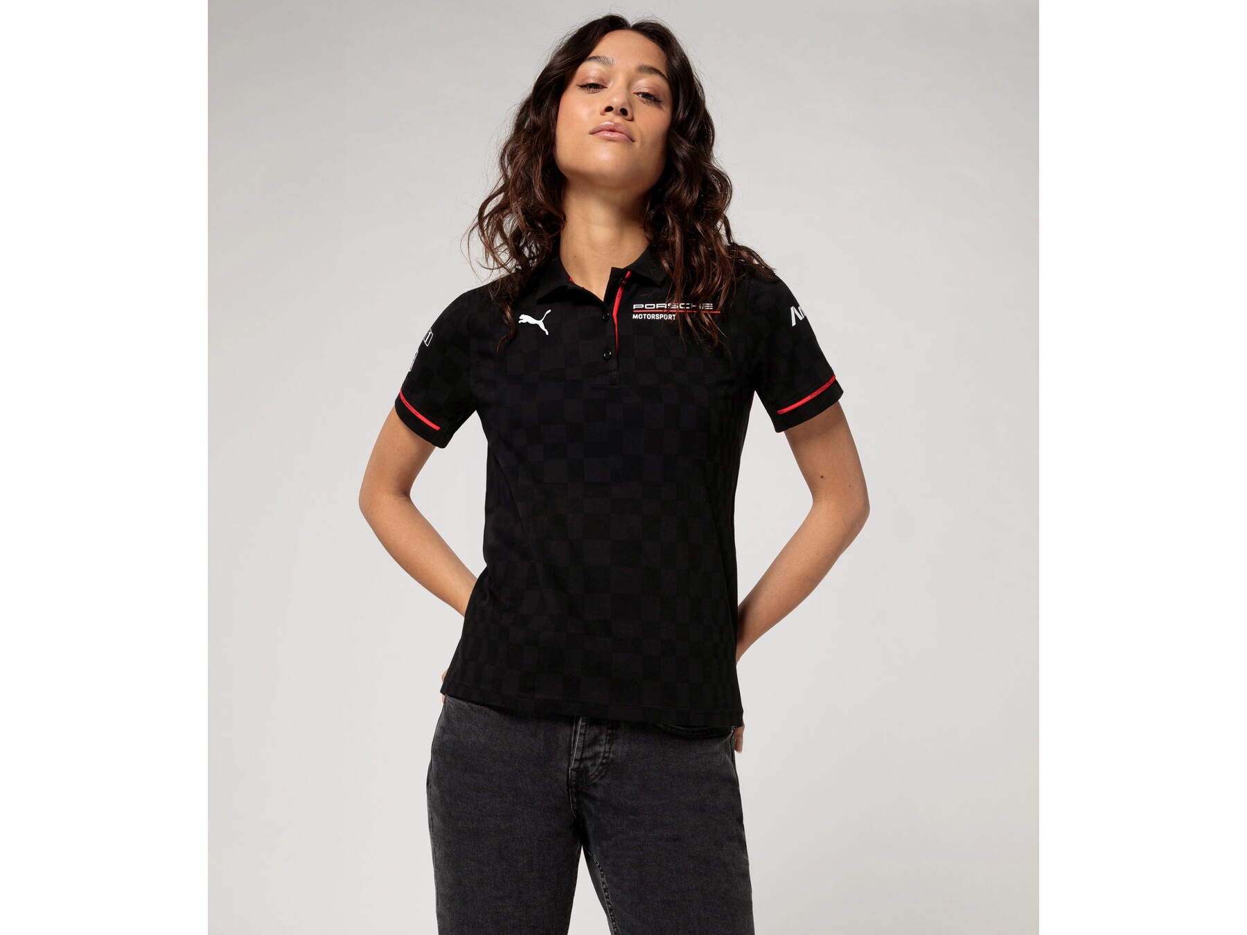 Porsche Damen Motorsport Polo-Shirt 