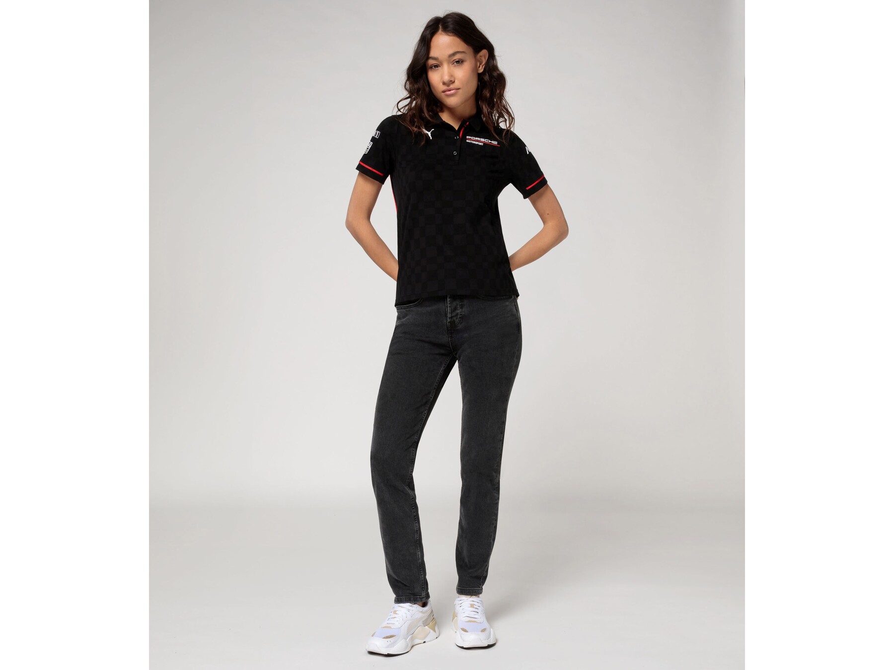 Porsche Damen Motorsport Polo-Shirt 