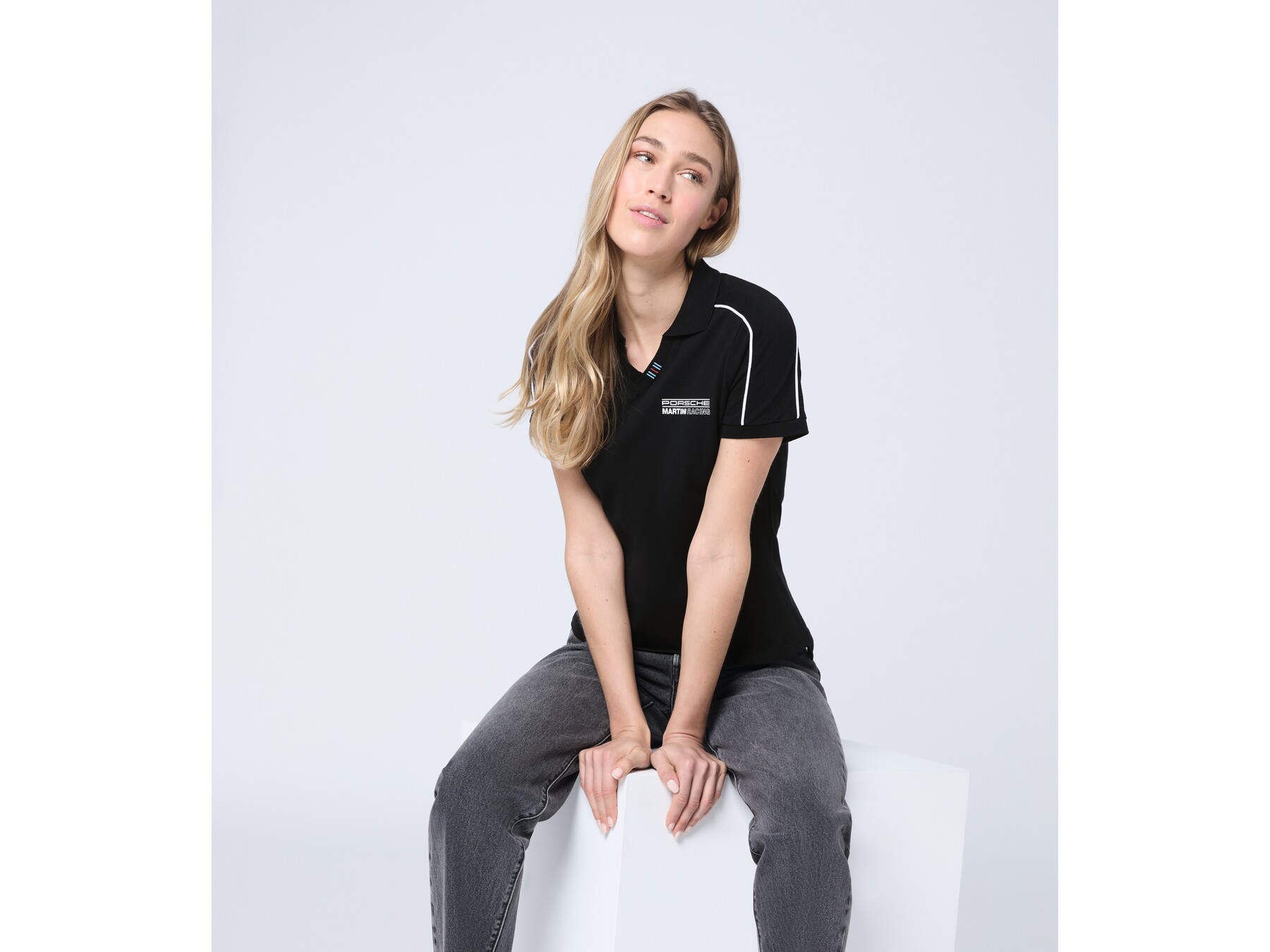 Porsche Damen Polo-Shirt "Martini Racing" 