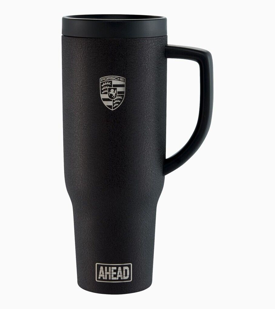 Porsche Thermobecher AHEAD mit Strohhalm