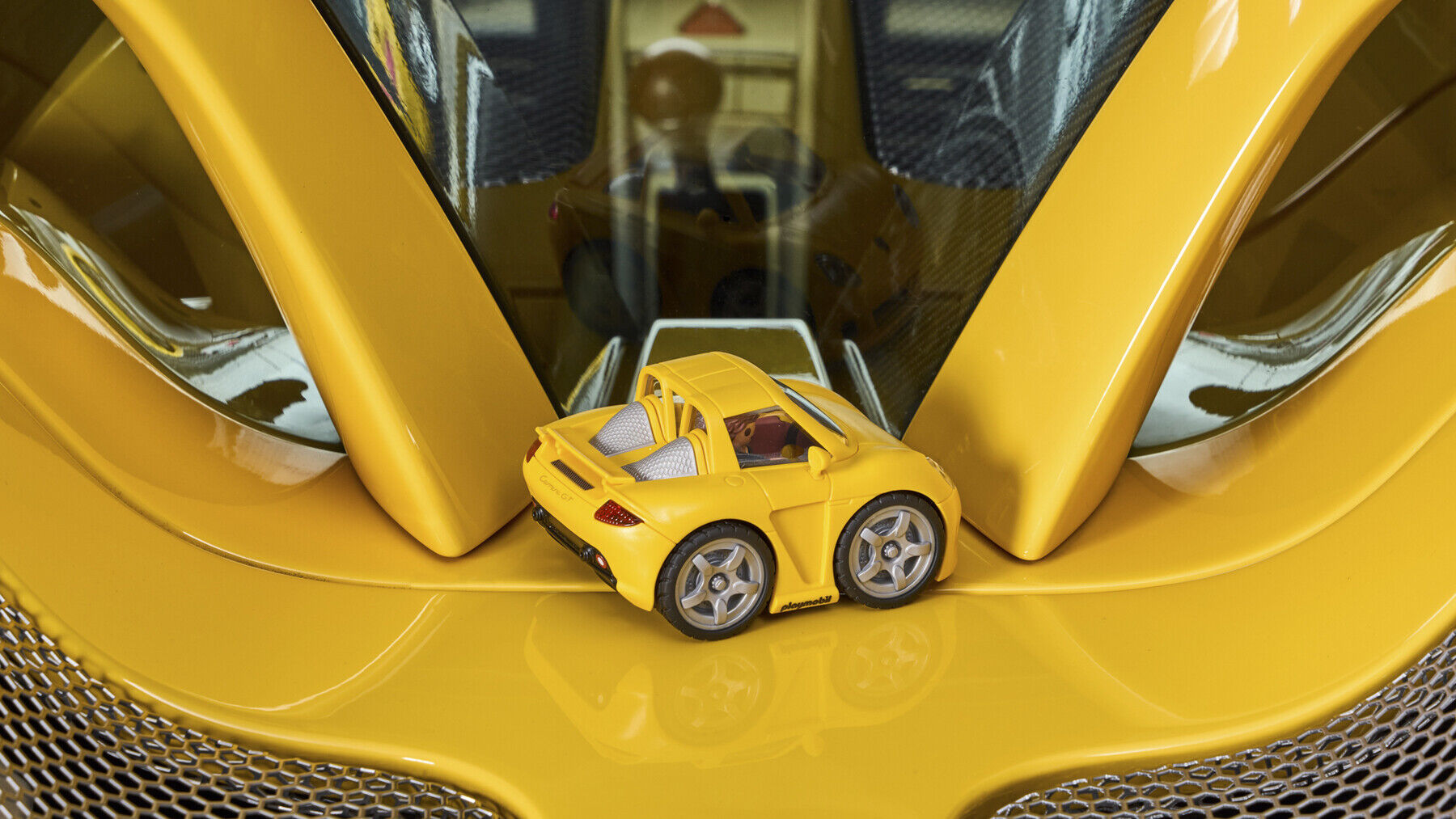 Porsche Playmobil Auto Carrera GT in Gelb