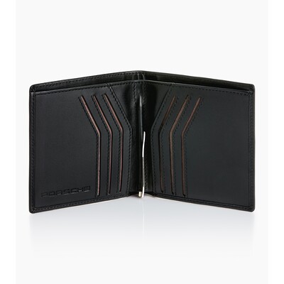 Porsche Kreditkarten Geldbörse in Schwarz