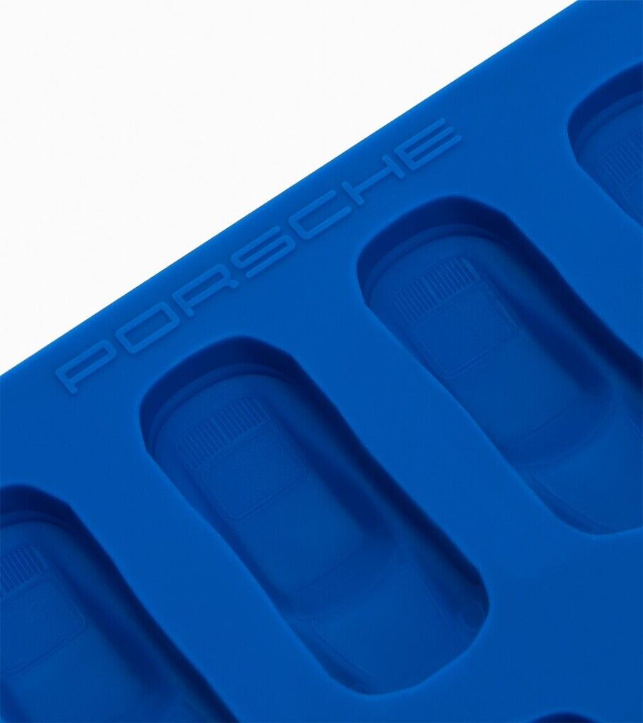 Porsche Eiswürfelform in Blau