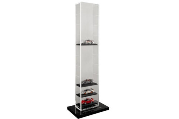Porsche Modellautovitrine für 10 Modellfahrzeuge 